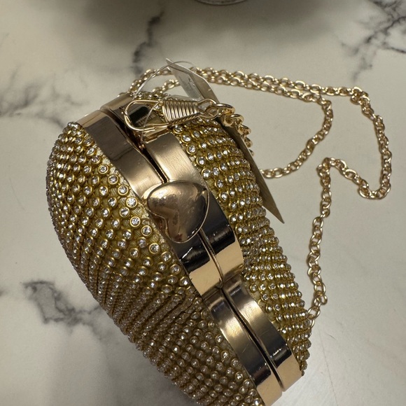 Lovely heart Rhinestone bag - Picture 4 of 4